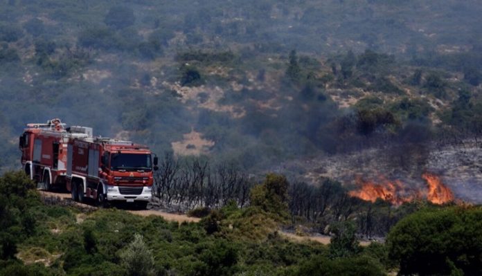 πυρκαγιά Μάνη Κύθνο