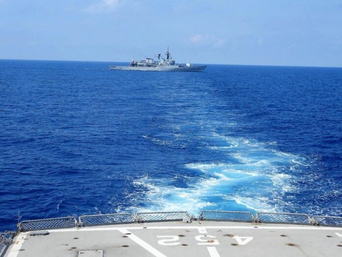 Φρεγάτα «Ύδρα»: Φωτογραφίες από συνεκπαίδευση με ιταλική ITS Libeccio