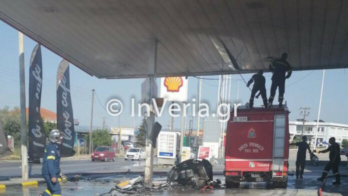 Βέροια: Συνελήφθη ο οδηγός της νταλίκας που έπεσε σε βενζινάδικο
