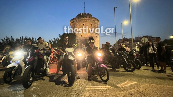 Εκατοντάδες μοτοσυκλέτες για καλό σκοπό στη Θεσσαλονίκη – Δείτε βίντεο