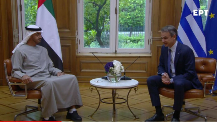 Η συνάντηση Μητσοτάκη – Προέδρου των Ηνωμένων Αραβικών Εμιράτων