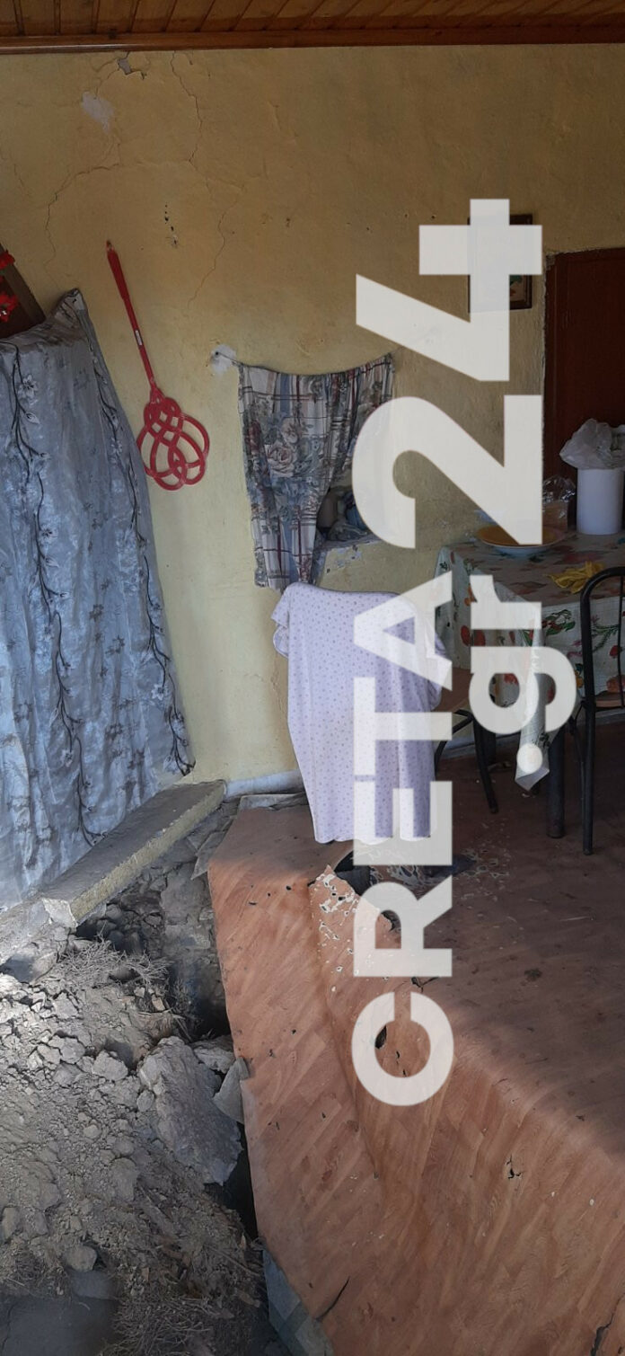 Κρήτη: Εδώ έχασε τη ζωή της η 77χρονη που εγκλωβίστηκε στα συντρίμμια του σπιτιού της