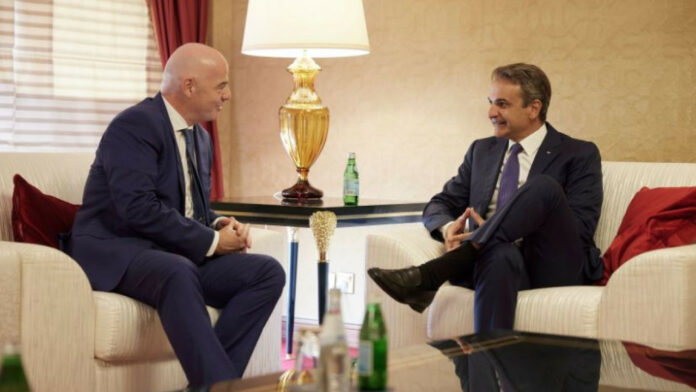 Μητσοτάκης – Ινφαντίνο: Συνάντηση στο Κατάρ