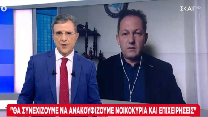 Πέτσας σε ΣΚΑΪ: Κάθε ευρώ που περισσεύει θα γυρίζει στην κοινωνία