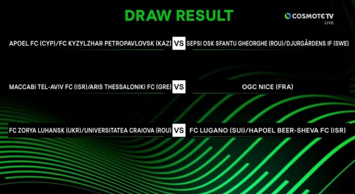 Πλέι-οφ Conference: Με Σπάρτακ Τρνάβα ή Ρακόφ ο Παναθηναϊκός – Με τη Νις ο Άρης