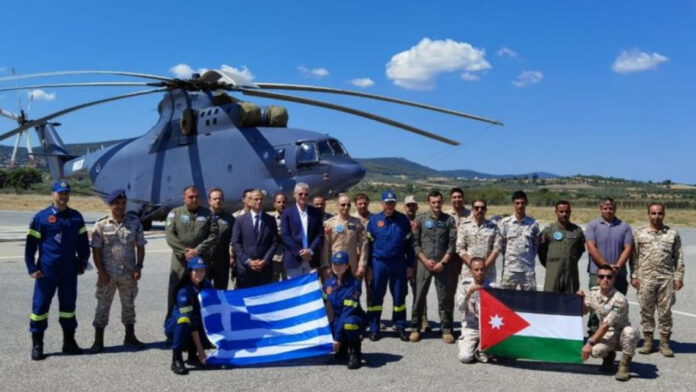 Πυροσβεστική: Ελικόπτερο Mi-26 έστειλε στην Ελλάδα η Ιορδανία