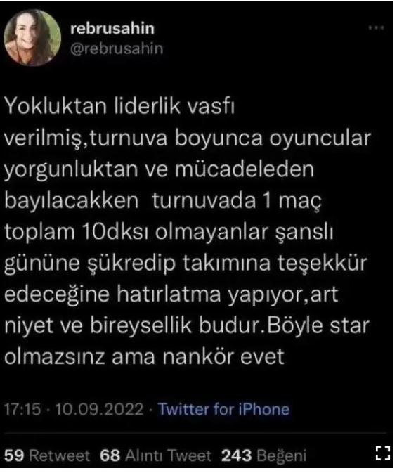 Eurobasket 2022: «Φωτιά» στην Τουρκία έβαλε το tweet της συντρόφου του Οσμάν