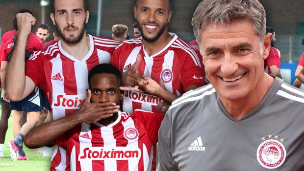 Έκαναν «καρέ» Μπακαμπού – Ελ Αραμπί στο φιλικό με τους Νέους (6-0)