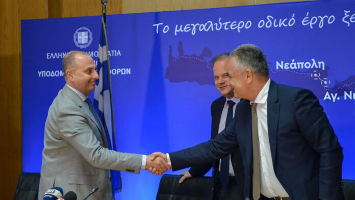 ΒΟΑΚ: Υπεγράφη η σύμβαση για το τμήμα Νεάπολη – Άγιος Νικόλαος