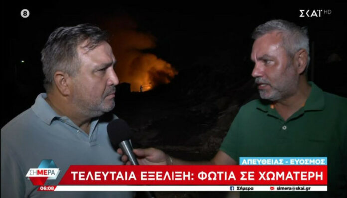 Θεσσαλονίκη: Μεγάλη φωτιά σε χωματερή στον Εύοσμο – Εμπρησμό καταγγέλλει ο δήμαρχος