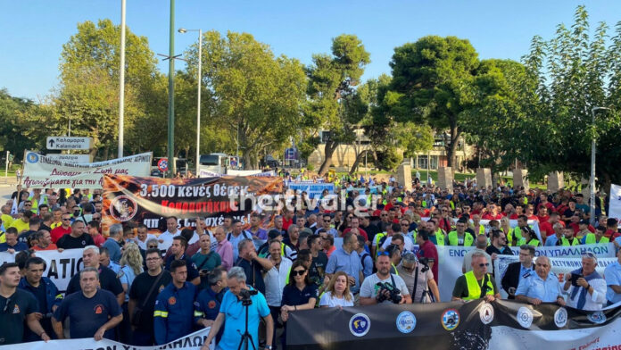 Θεσσαλονίκη: Συγκέντρωση διαμαρτυρίας από ένστολους Λευκό Πύργο