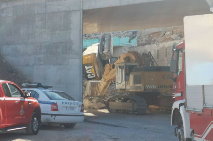 Μέγαρα: Κατέρρευσε γέφυρα σε εργοτάξιο – Ένας τραυματίας