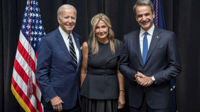 ΟΗΕ: Κυριάκος Μητσοτάκης και Μαρέβα συναντήθηκαν με τον Τζο Μπάιντεν – Φωτογραφία