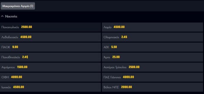 Ποιο είναι το πρώτο φαβορί για το πρωτάθλημα με το -7 του Ολυμπιακού;