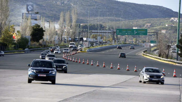 Κυκλοφοριακές ρυθμίσεις στην Αθηνών-Λαμίας και στην Αθηνών-Κορίνθου