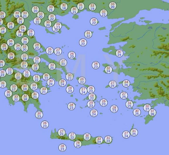 Αντιμέτωπη με το πρώτο μεγάλο «κύμα καύσωνα» η χώρα- Πότε θα χτυπήσουν τα 40αρια