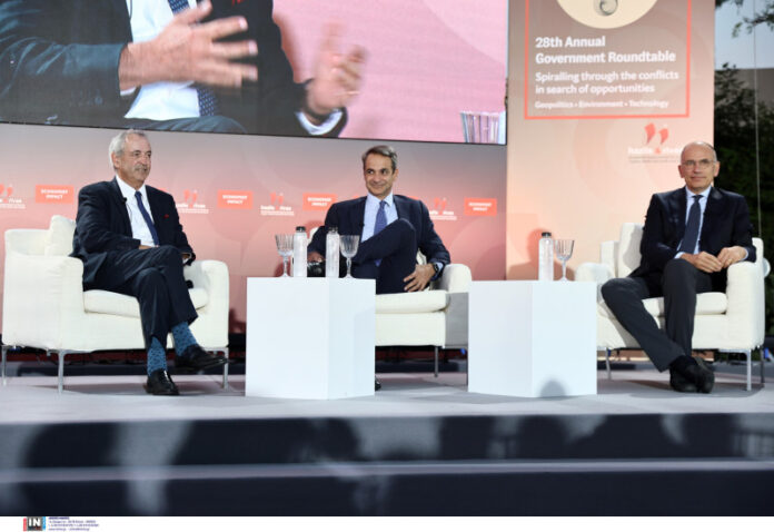 Συνέδριο του Economist: Η συζήτηση του Κυριάκου Μητσοτάκη με τον Ενρίκο Λέττα