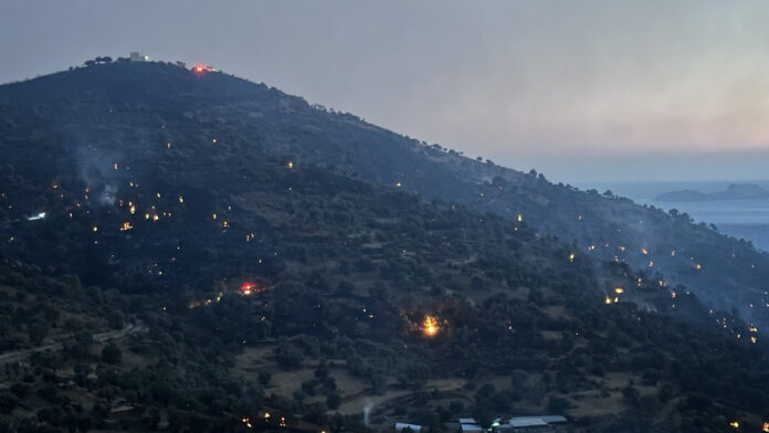 Ρέθυμνο: Yπό έλεγχο η φωτιά στο Αμάρι