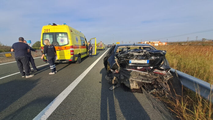 Τραγωδία στην Ημαθία: Δύο νεκροί σε τροχαίο στην Εγνατία Οδό