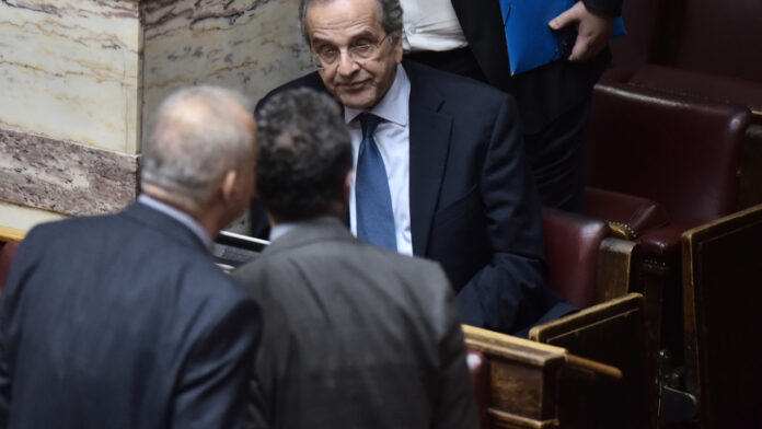 Αντώνης Σαμαράς: Ομόφωνα εκτός της Κοινοβουλευτικής Ομάδας της Νέας Δημοκρατίας