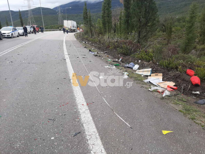 Θανατηφόρo τροχαίο με μετωπική στον δρόμο Λιβαδειάς- Αράχωβας