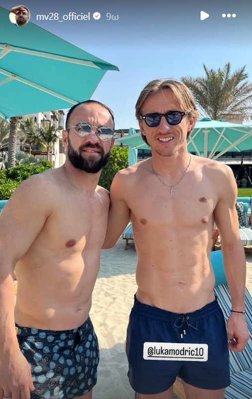 Ο Βαλμπουενά έκανε παραμονή Χριστουγέννων στη θάλασσα μαζί με τον Λούκα Μόντριτς