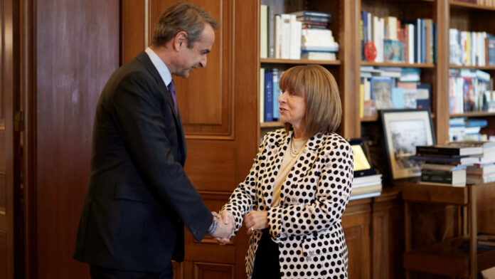 Στις 11:30 η αυριανή συνάντηση του Κυριάκου Μητσοτάκη με την Κατερίνα Σακελλαροπούλου