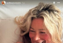 Οι πρώτες φωτογραφίες με τη νεογέννητη κόρη της